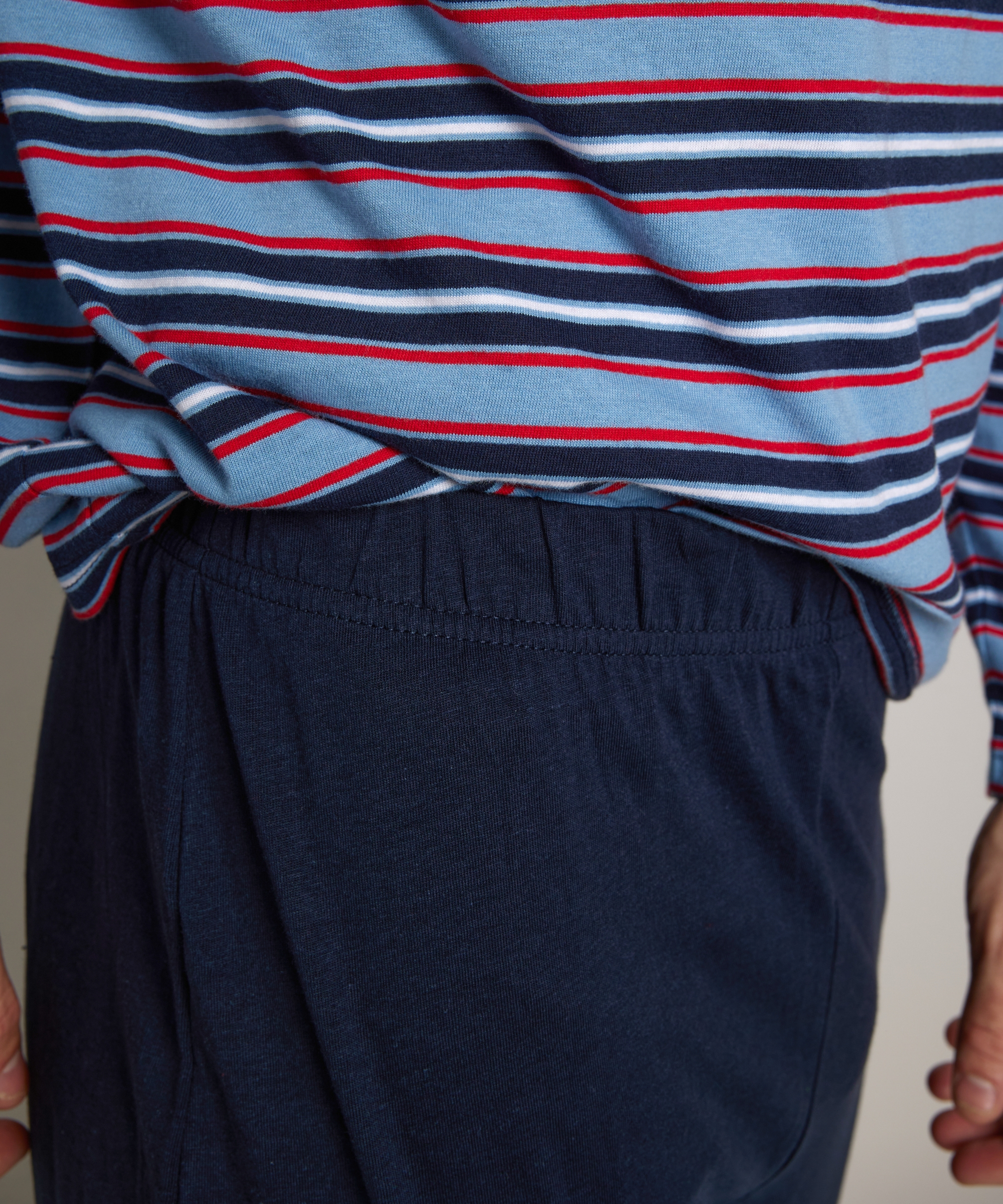 gestreepte pyjama set