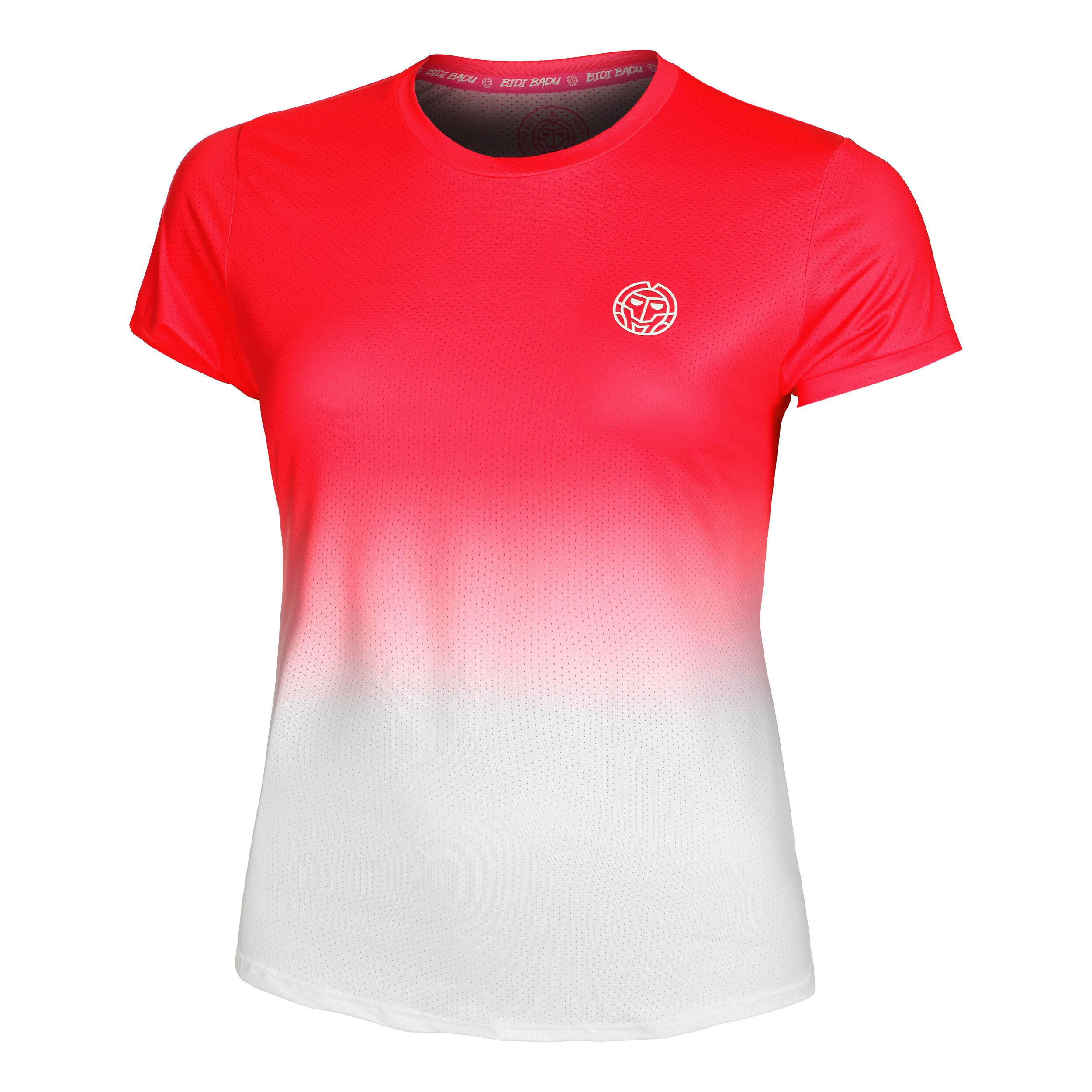 BIDI BADU Crew Gradiant T-shirt Femmes - Rouge , Blanc