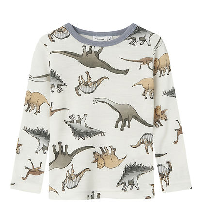Name It Bluse - Wolle - Noos - NmmWillitus - Snow White m. Dinos