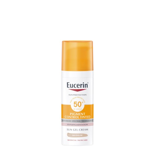 Eucerin Sun Pigment Control Tinted Gel-Creme Médio FPS50  50ml