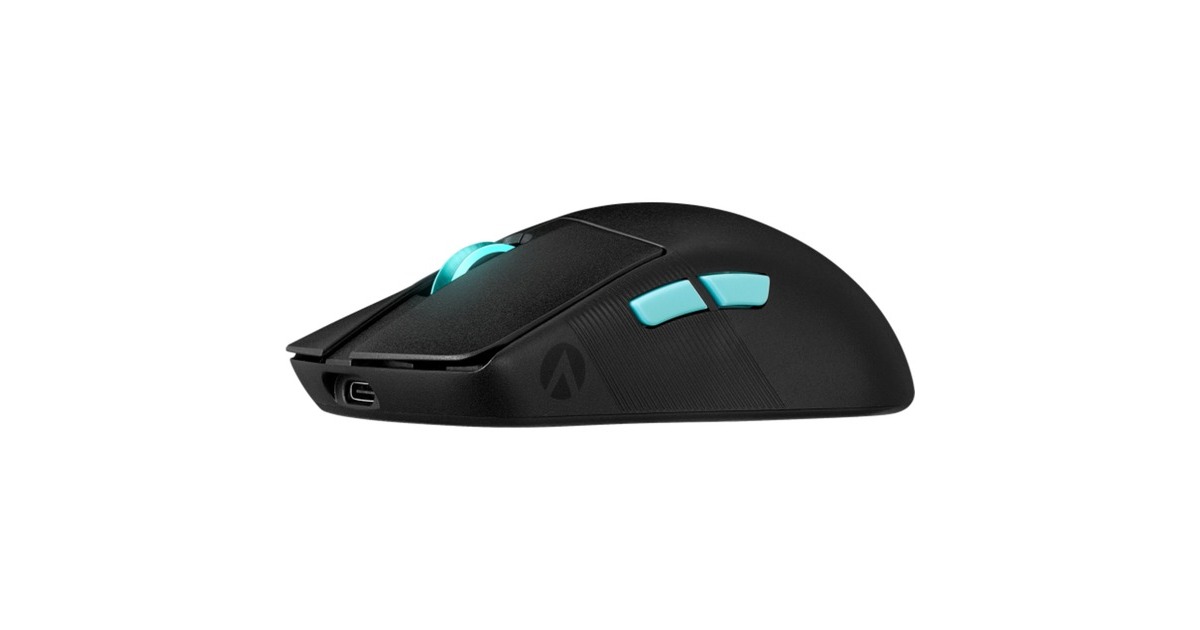 ASUSROG Harpe Ace Aim Lab Edition gaming muis  (Zwart, 100 - 36.000 dpi, USB 2.0, 2,4 GHz, Bluetooth, RGB leds)