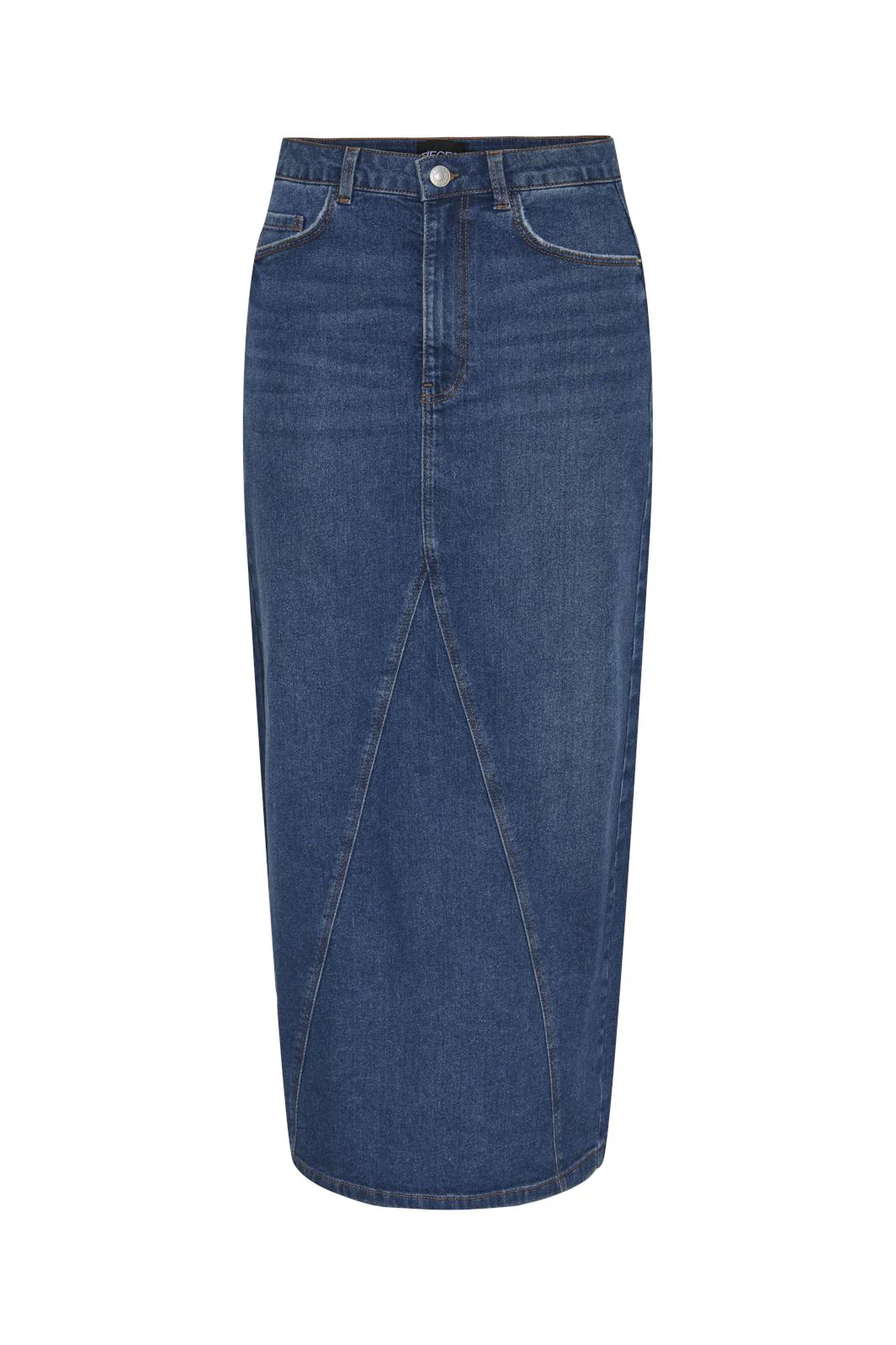 Pieces Pcatikka Ankle Denim Skirt Mm 4525274 dark blue denim