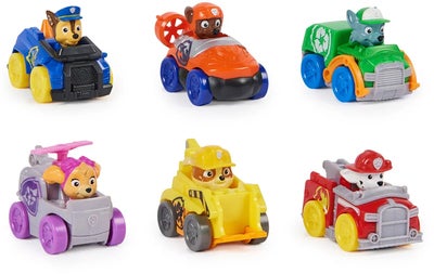 Paw Patrol Pup Squad Racerbil 6-Pakk