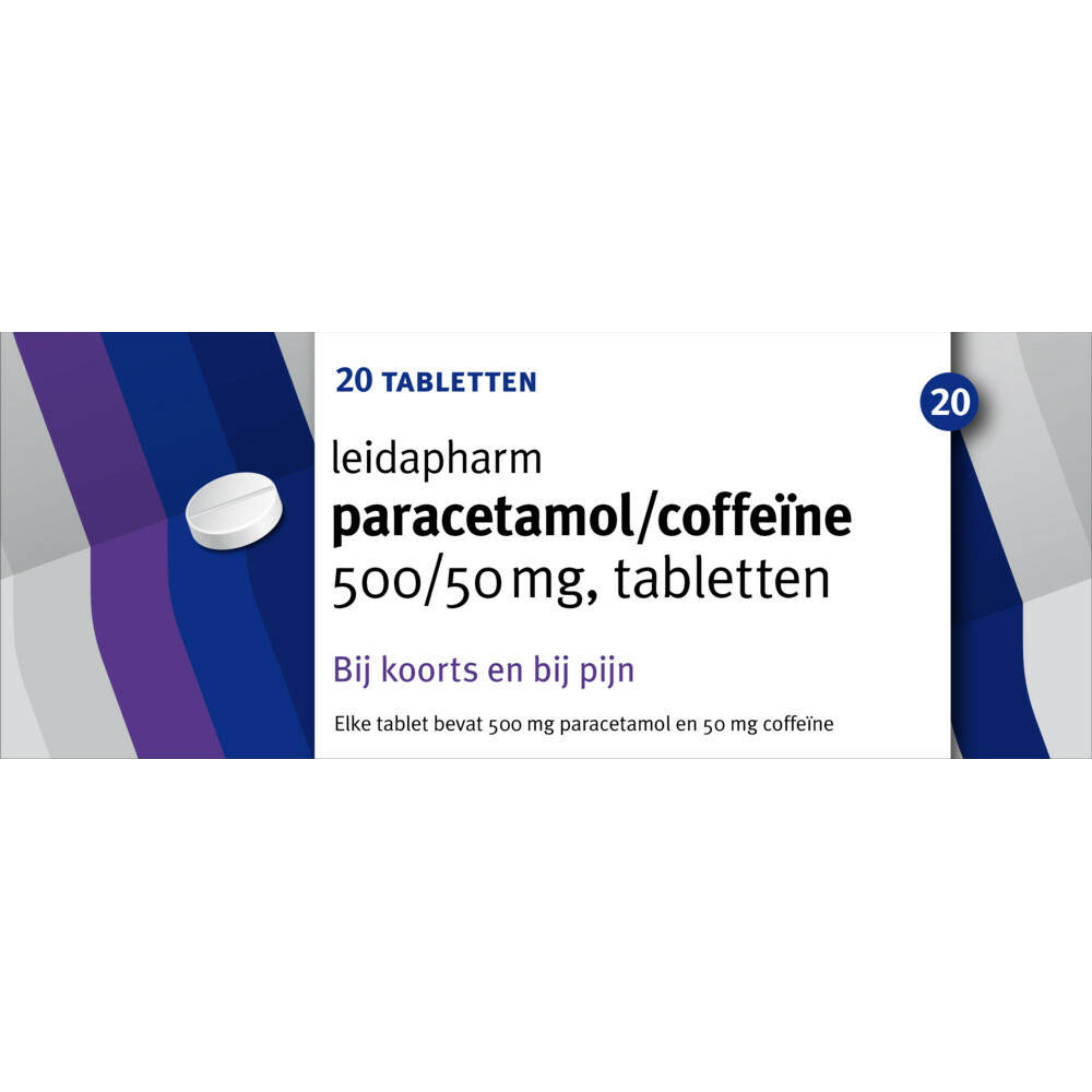 Leidapharm Paracetamol / Coffeine 500 mg / 50 mg20 tabletten