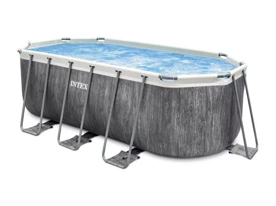 Piscine tubulaire Baltik ovale 4,00 x 2,00 x 1,22 m - Intex
