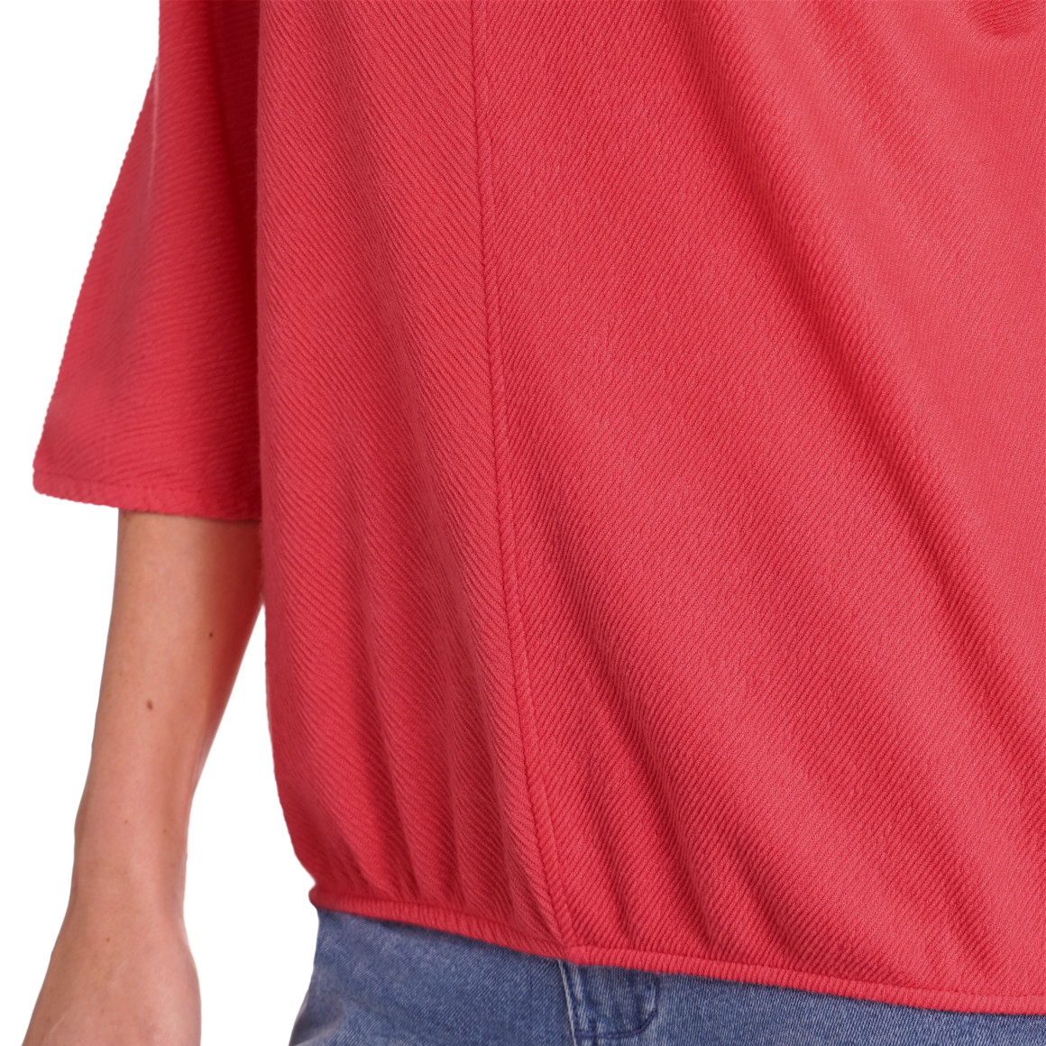 Gina Benotti Damen Sweatshirt mit 3/4-Arm pink