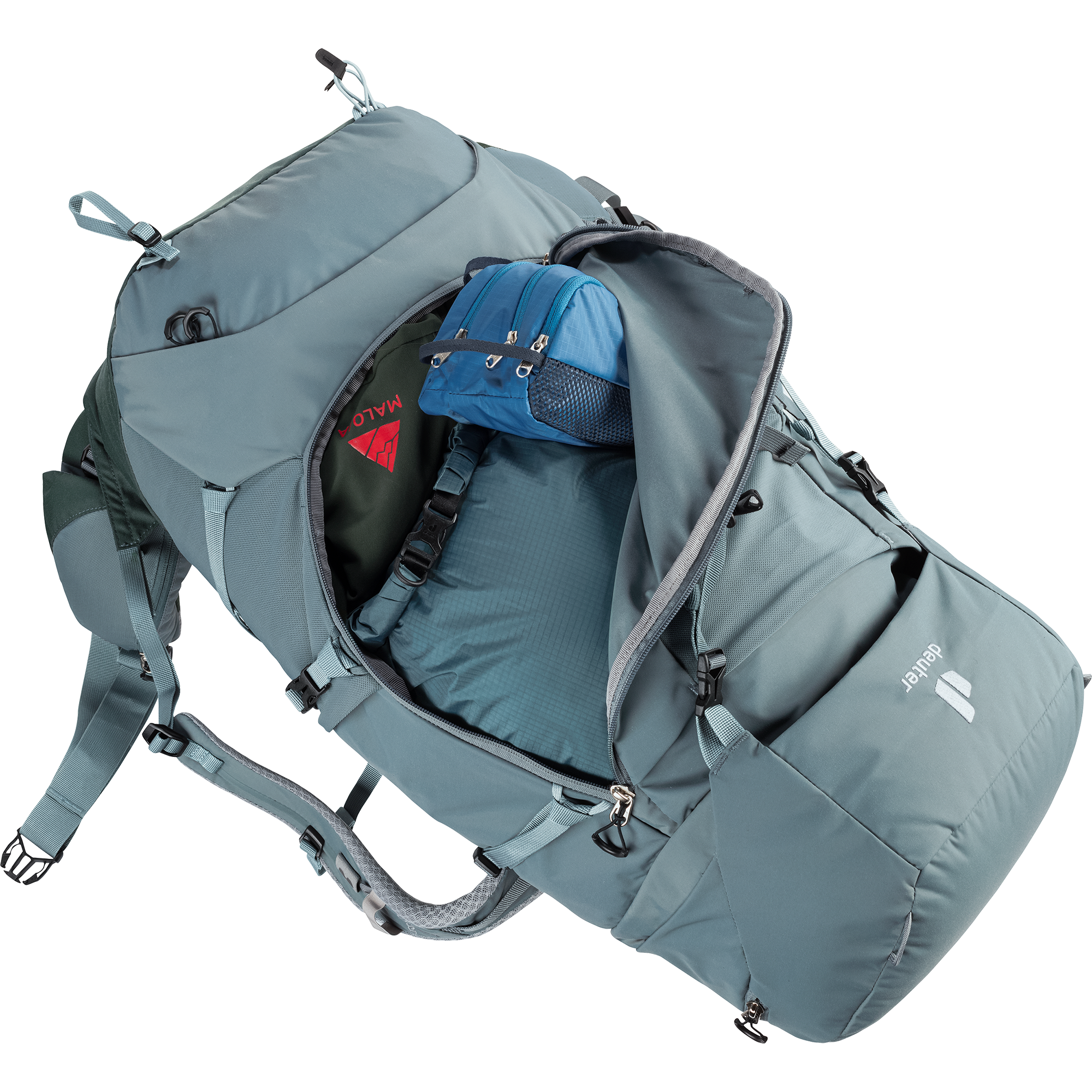 deuter Aircontact Core 45l+10 SL Trekkingrucksack Damen shale ivy