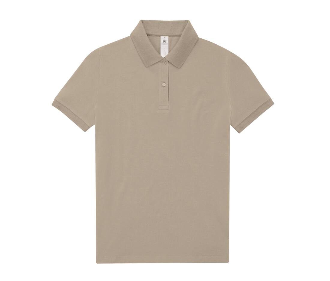 B&C BCW461 - Polo Femme Élégant en Coton Pré-Rétréci