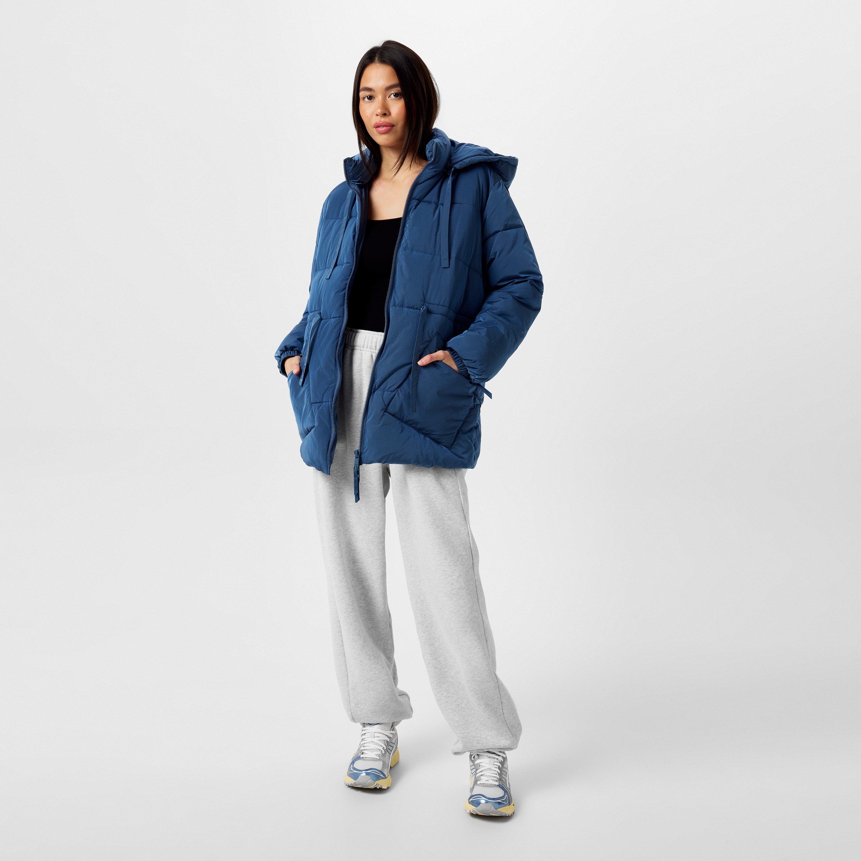 Jack Wills JW Belted Tie Puffer Jacket Womens