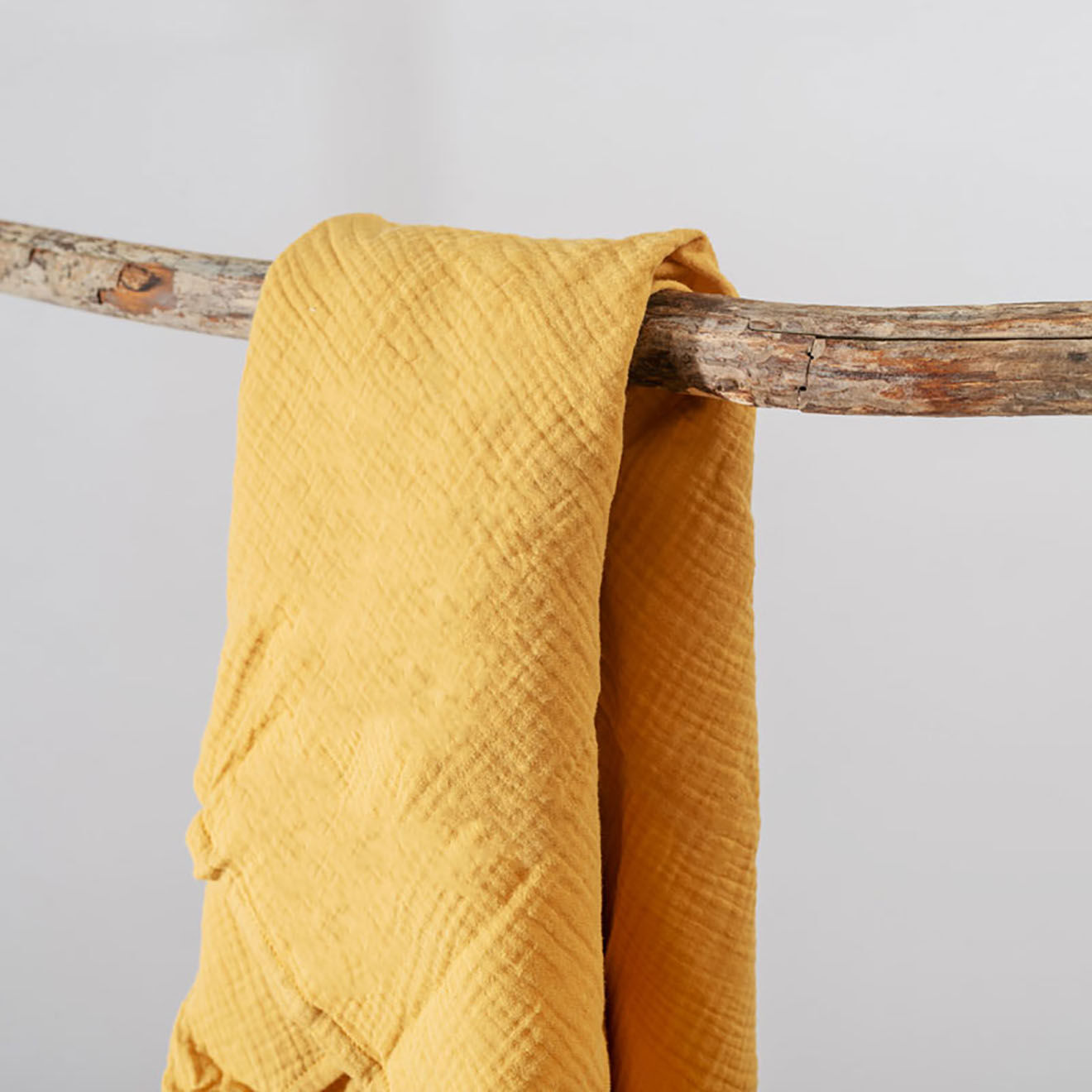 Papate Lange en Coton Bio honey - 50x50 cm