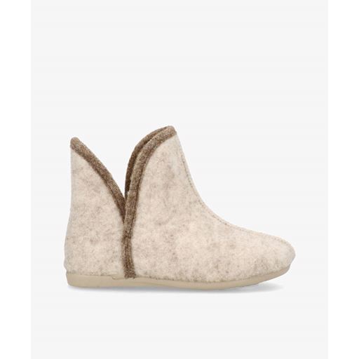 Nordstrand Ankelhøje Hjemmesko, Beige, 35