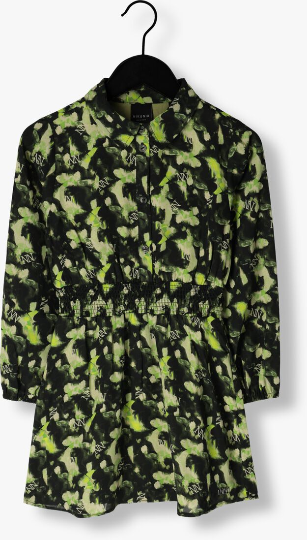 NIK & NIK groene nik & nik mini jurk vonne dress