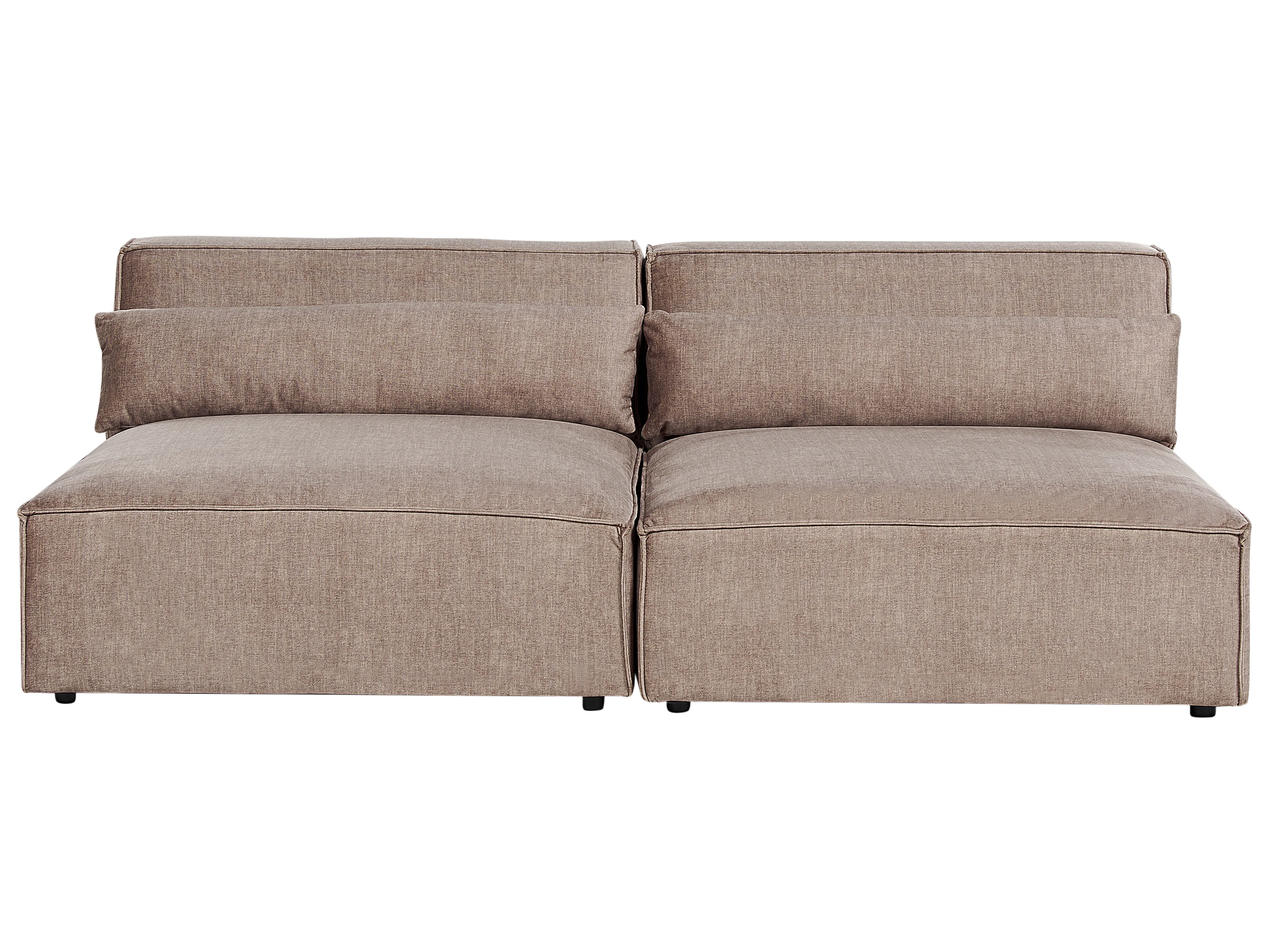 Modulaire bank 2-zits HELLNAR Stof Lichtbruin