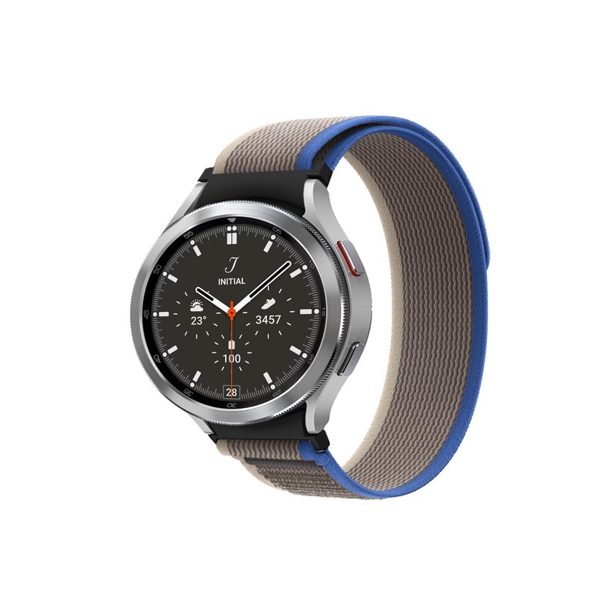 Tactik nylon armbånd Samsung Galaxy Watch 4 Classic (46mm) - Blueroom