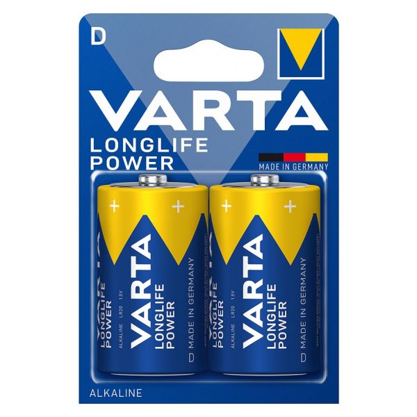 Varta Pilha Alcalina 1.5V High Energy D LR20 2 Un.