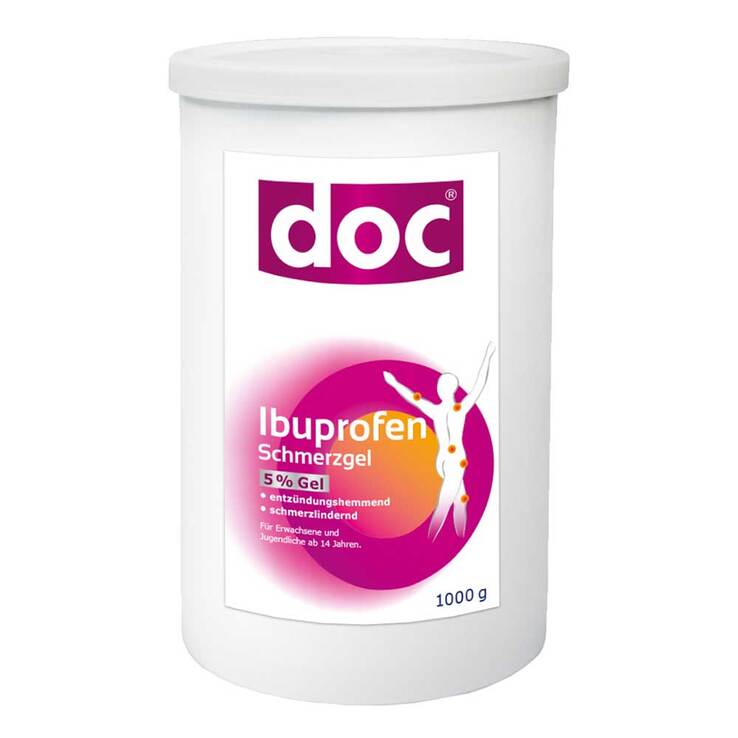 doc Ibuprofen Schmerzgel Spenderkartusche, 1 kg
