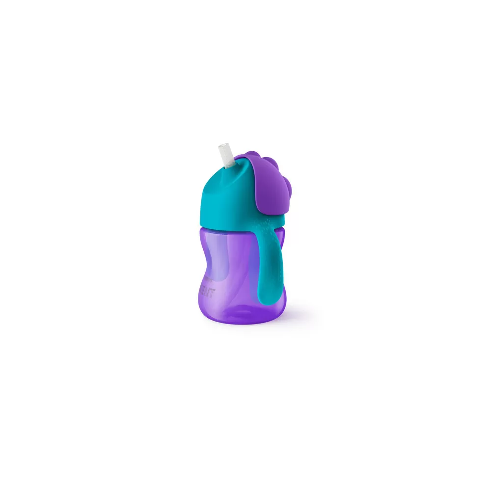 Philips Avent sugerørskop (9mdr ) 200ml - Lilla/Turkis