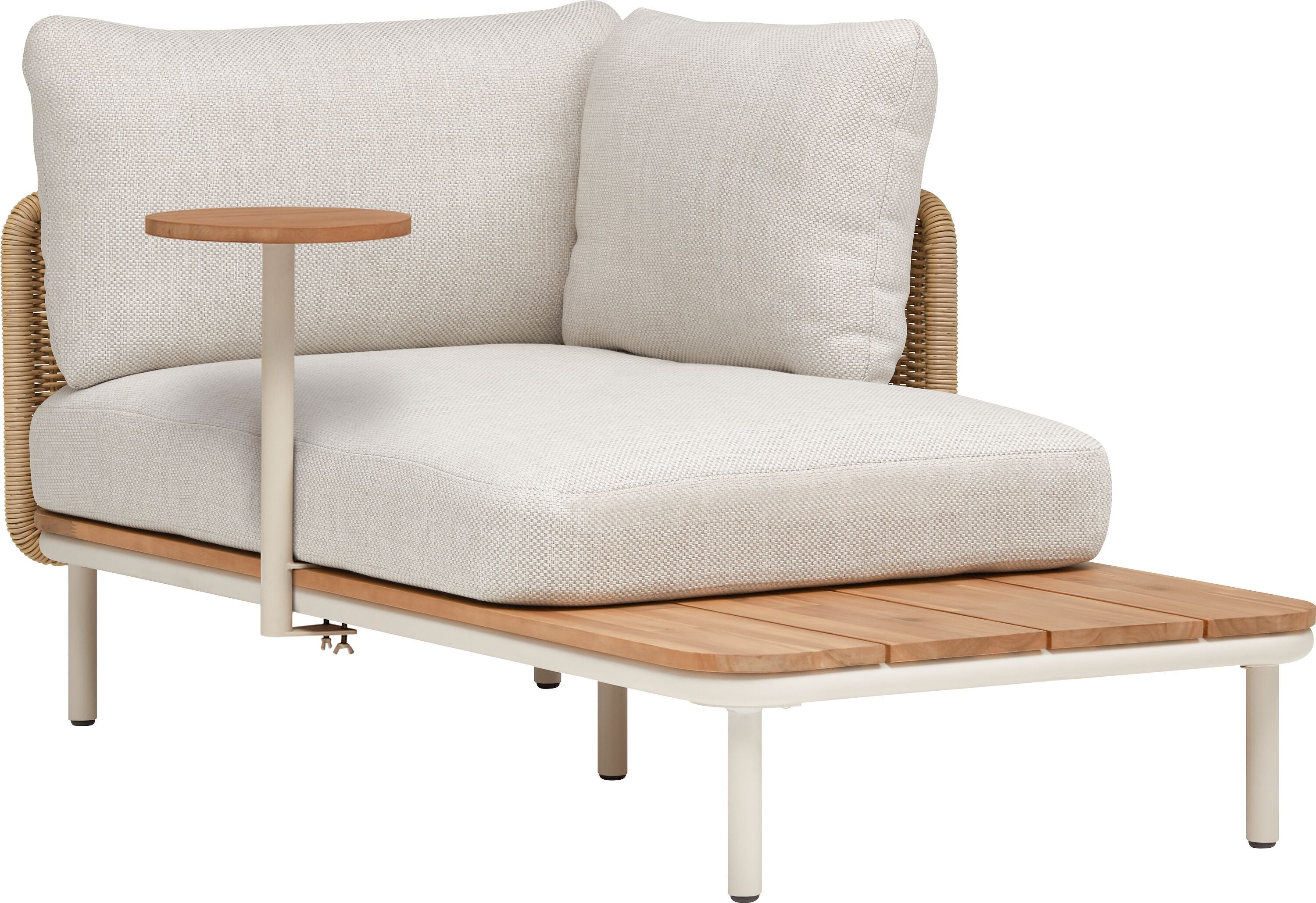 NIHOA Set 2er Sofa  Armlehne Rattan_NEU - Kunststoff