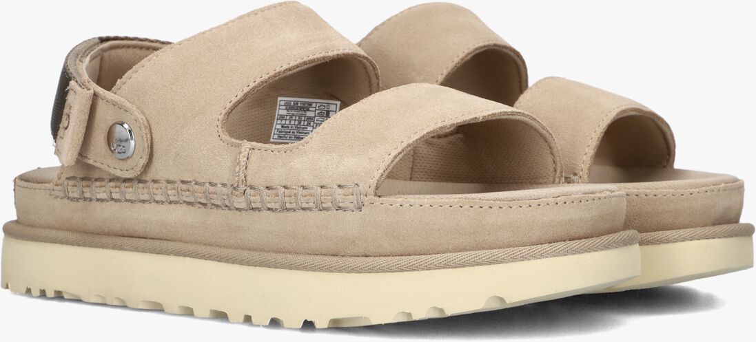 beige ugg slippers w goldenstar glide