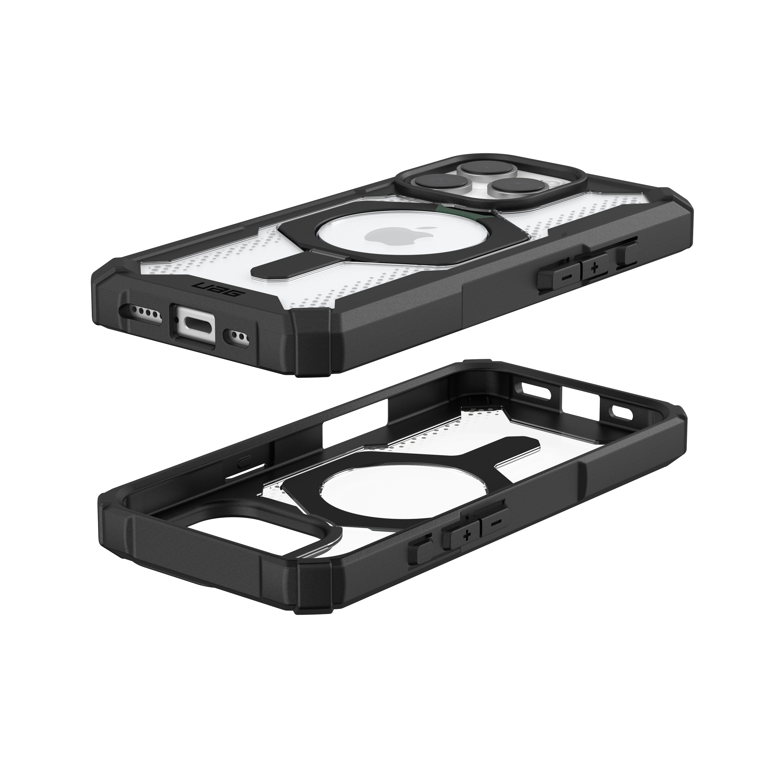 iPhone 16 Pro MagSafe Schutzhülle Plasma XTE (11447411404G) - Transparent / Schwarz