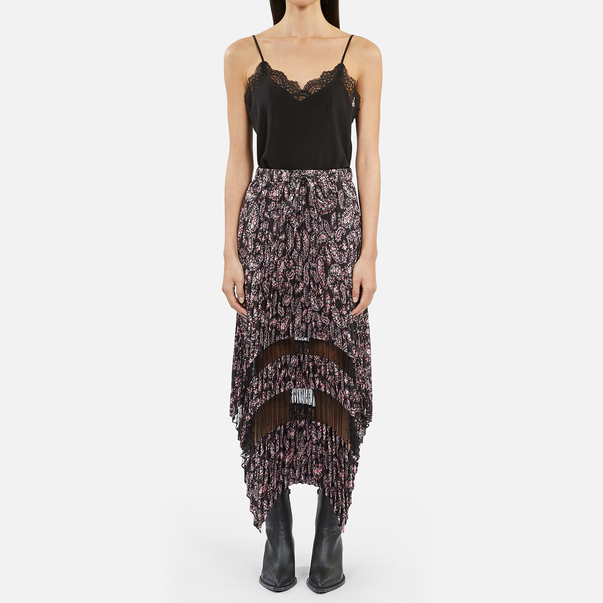 THE KOOPLES<br>Rok midi assimétrico