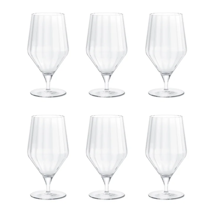Georg Jensen - Bernadotte Bierglas, 450 ml (6er-Set)
