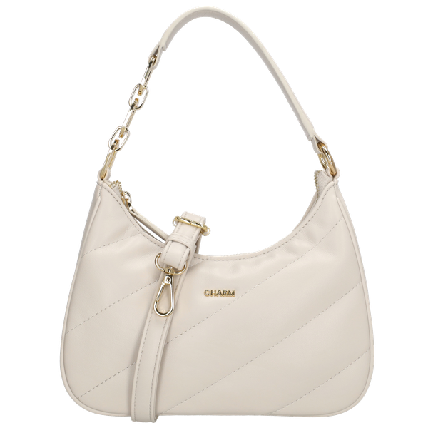 Charm London Via Dante Hand/ Schoudertas Crème