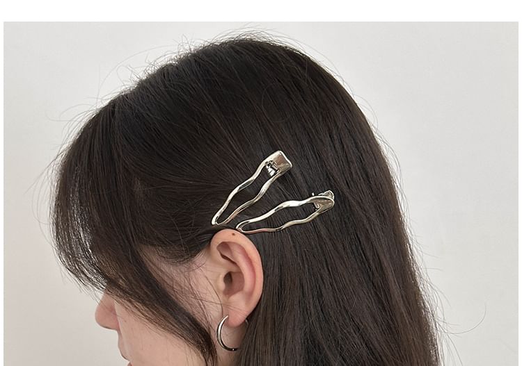 LIDO - Onregelmatige haarclip van legering (verschillende ontwerpen)