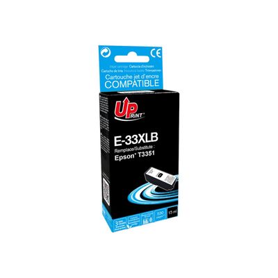 Cartouche compatible Epson 33XL Oranges - noir - Uprint