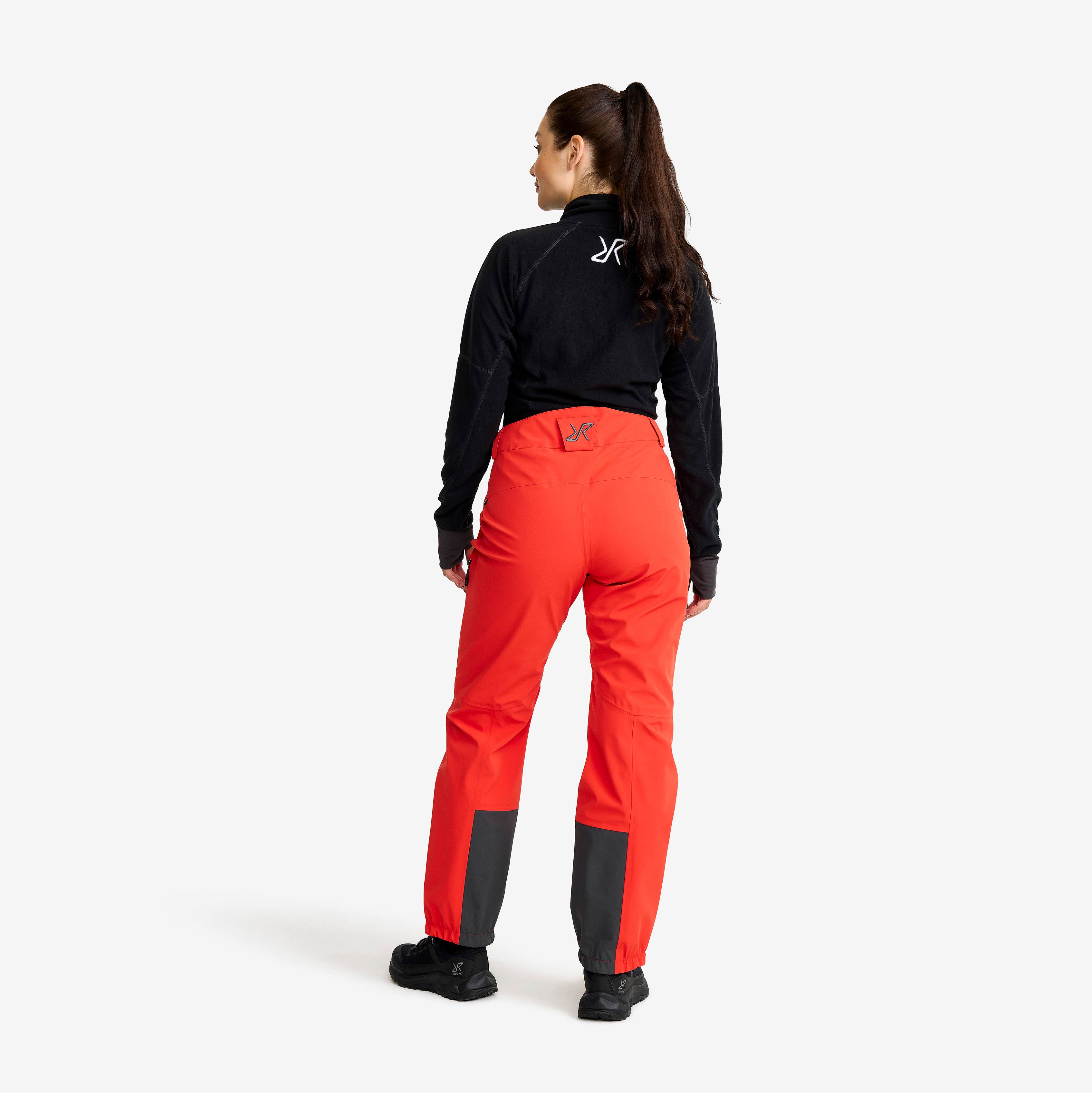 Cyclone 3L Shell Pants Dame Aurora Red