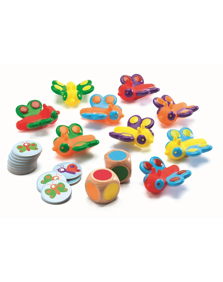 Beobachtungsspiel SCHMETTERLING in bunt