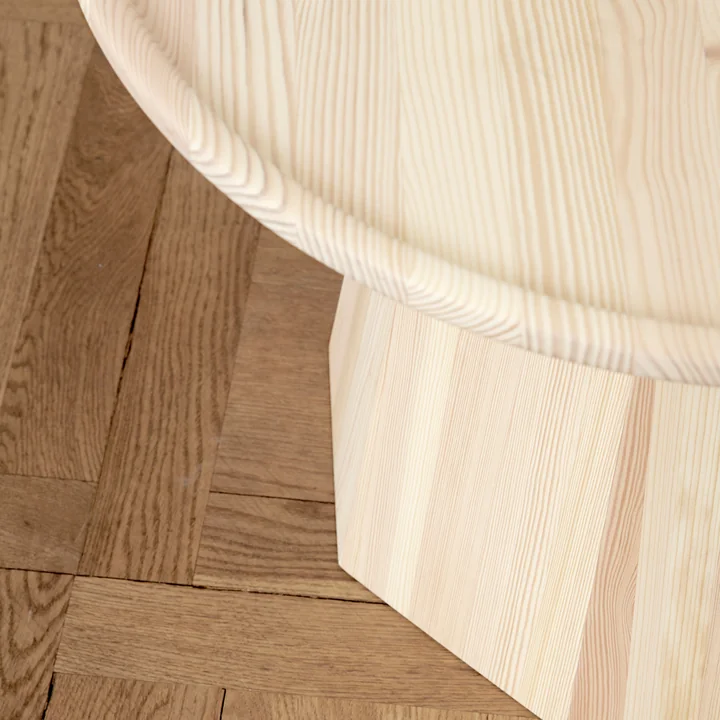 Normann Copenhagen - Pine Beistelltisch, Ø 45 x H 40,6 cm, natur