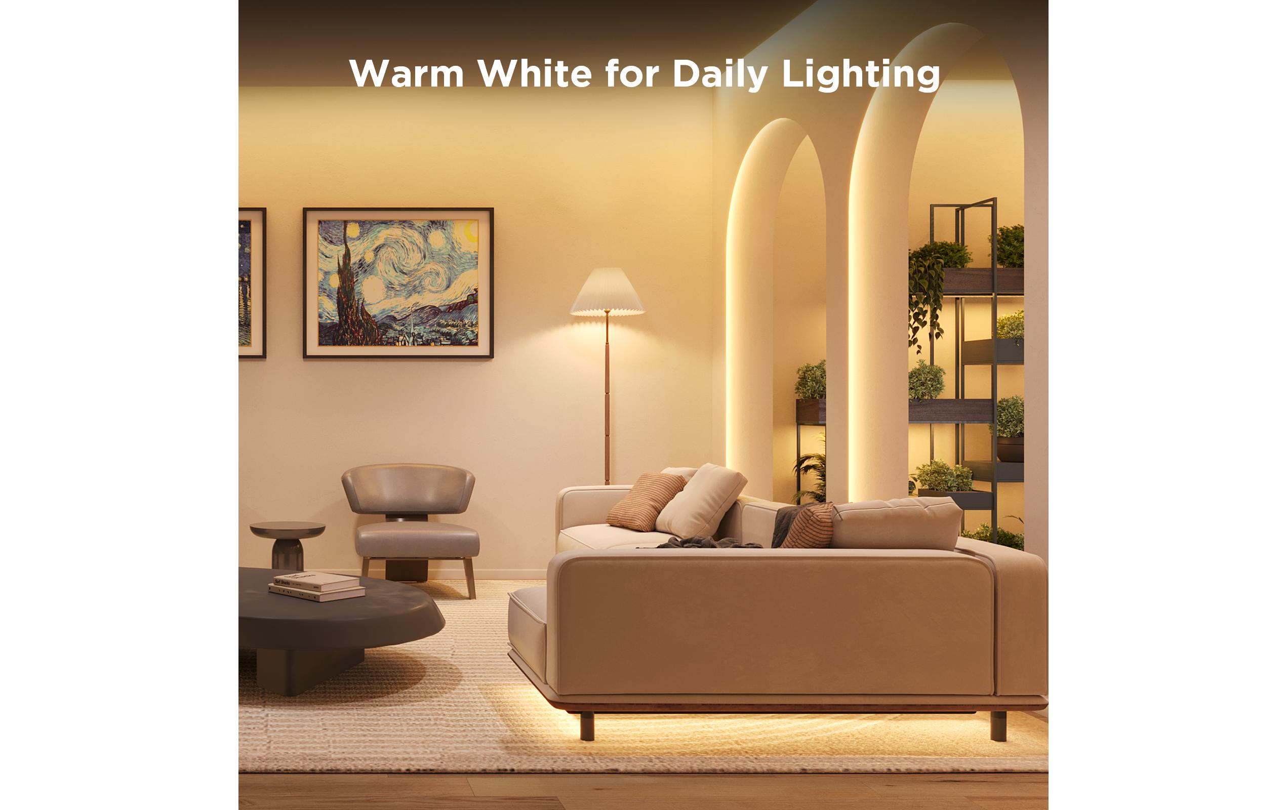 LED-Leuchtstreifen, 3m, Matter, WiFi, BT, RGBICLED-Leuchtstreifen