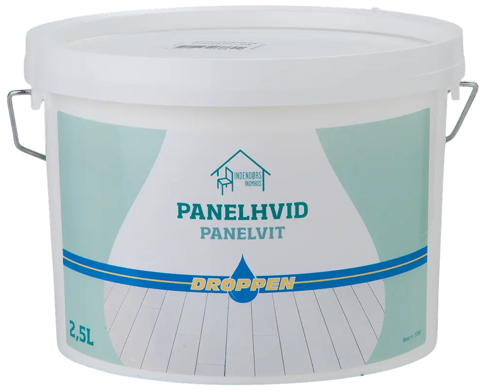 Droppen Interiørlak transparent 2,5 L - Panelhvid