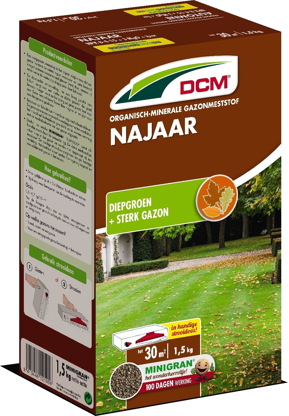 DCM gazonmeststof Gazon Najaar 1,5 kg