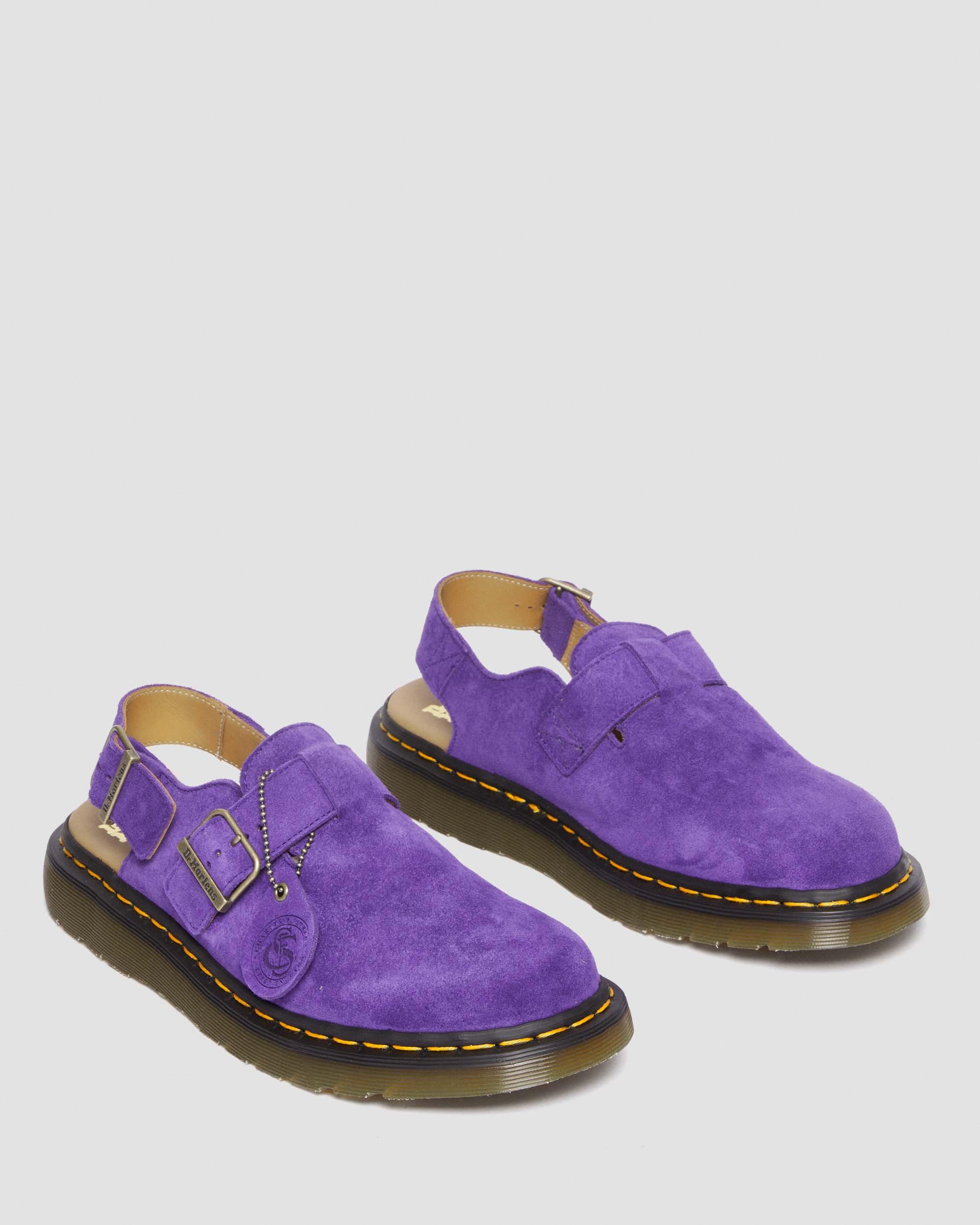 Jorge Made in England Suede Slingback Mules