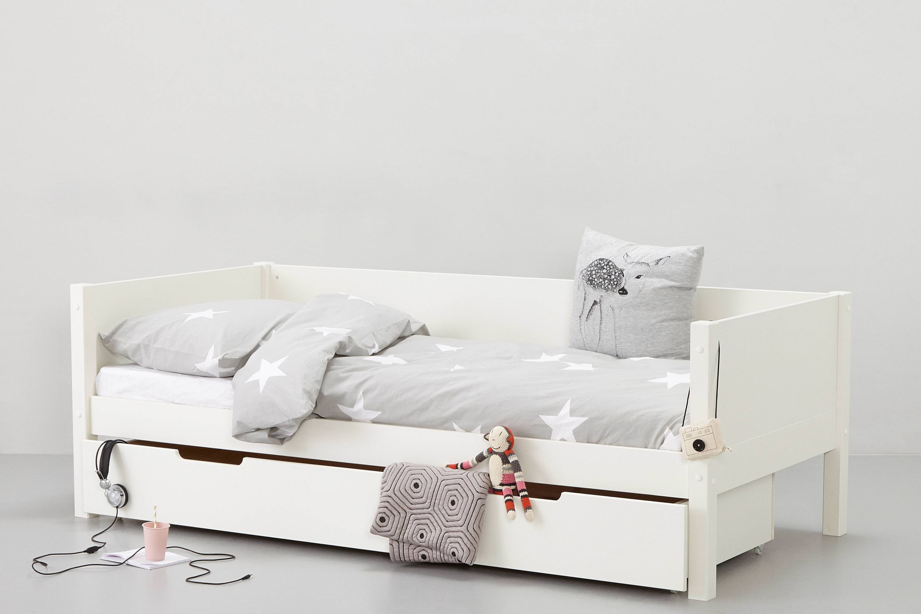 NOUS Kids bedbank inclusief bedlade Charlie (90x200 cm)