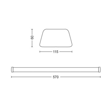 Philips TL LED lamp Softline 25 W koel wit