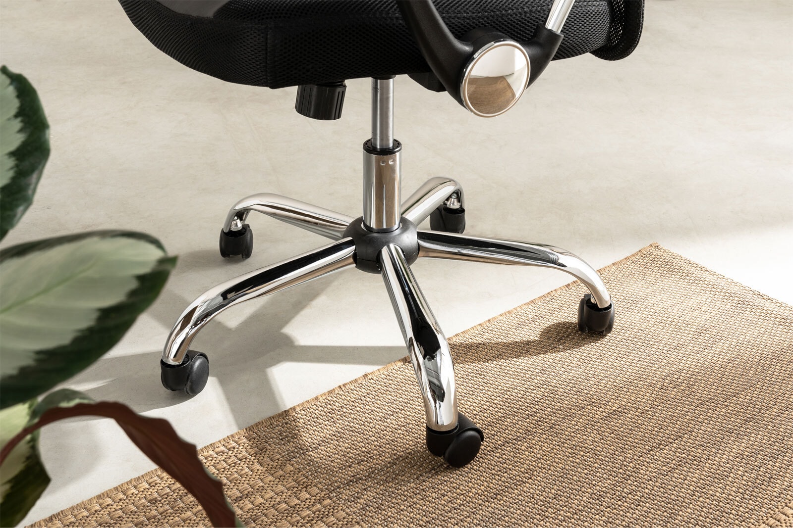 vito Chefsessel PRESTO Lederlook Schwarz