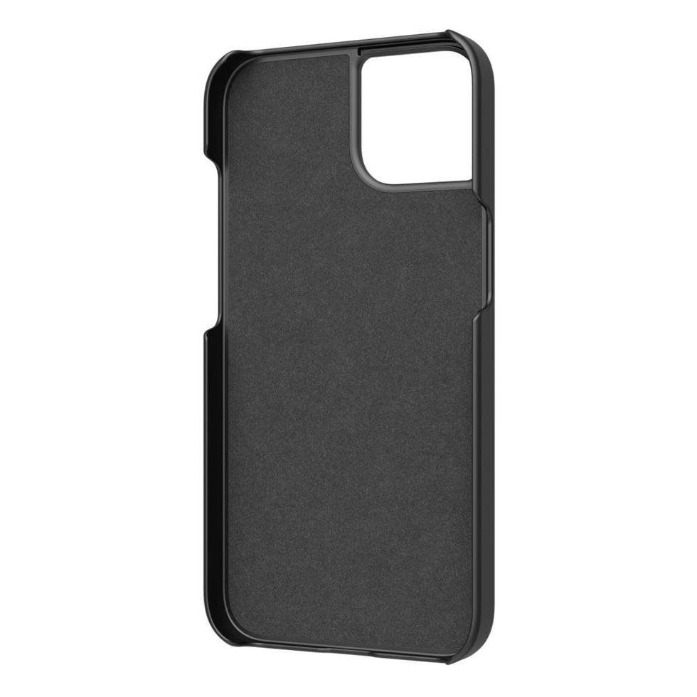 2in1 iPhone 14 Echtleder Magnet Wallet Case Tasche Flip Cover (00215179) - Schwarz