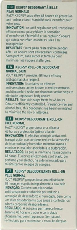 RoC Keops Deodorant Roller 30 ml