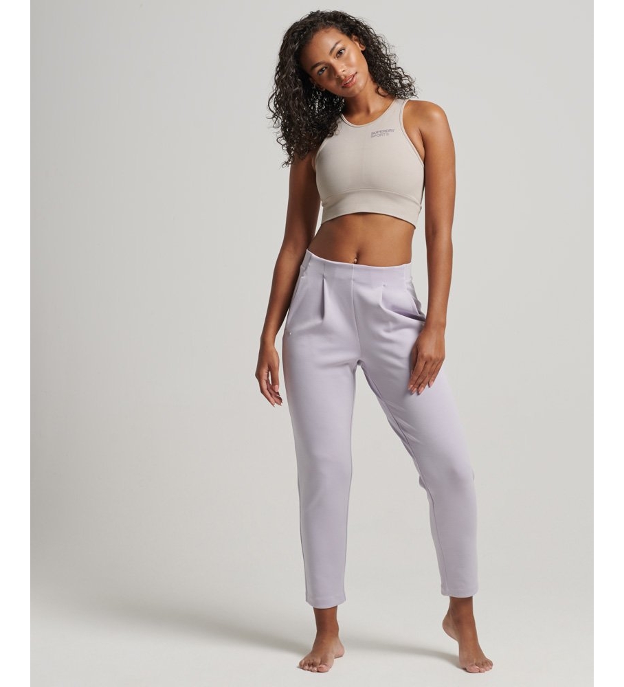 Calça Jogger Superdry Flex Slim Fit, lilás
