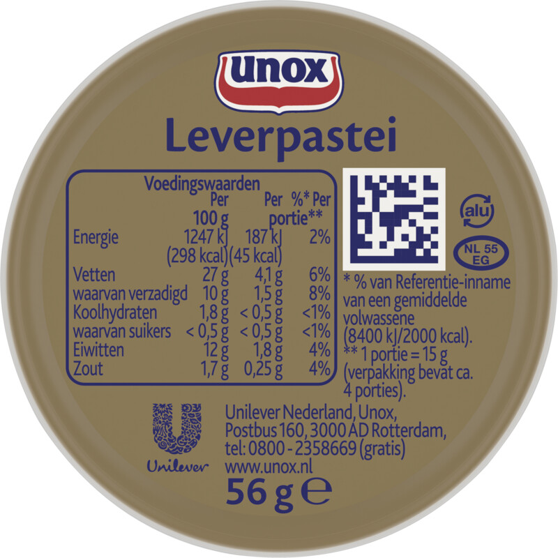 Unox Leverpastei 3-pack