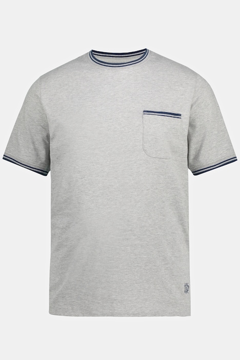 Schlafanzug, Zweiteiler, T-Shirt mit Minimal-Muster, lange Hose