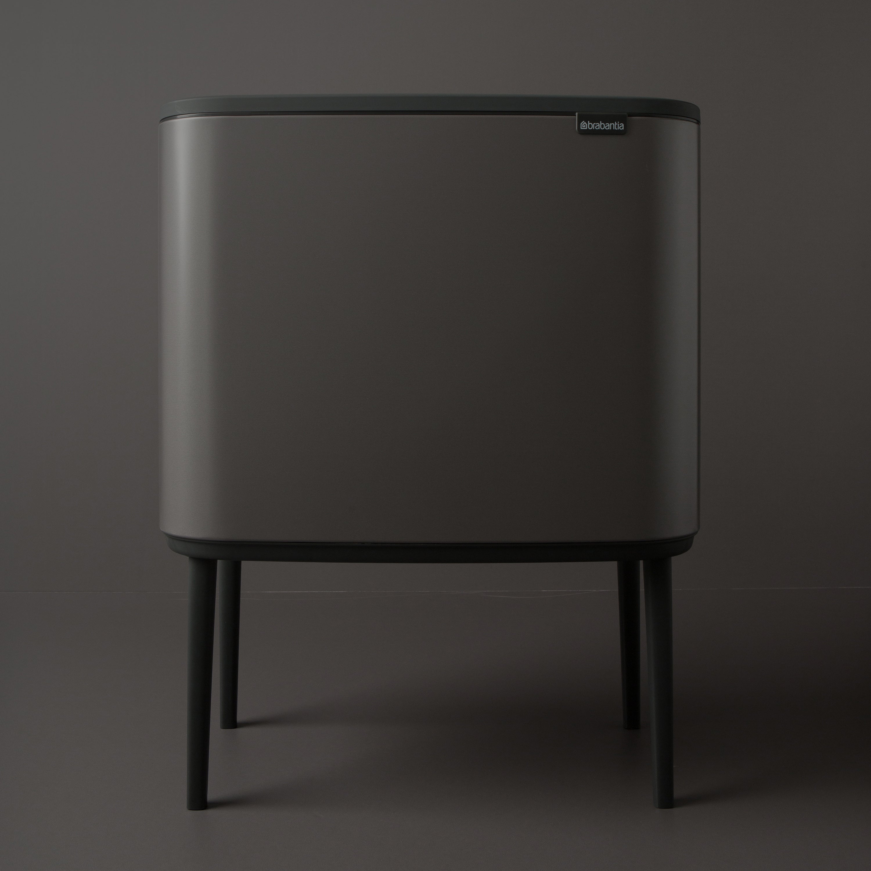 Brabantia Bo Touch Bin Afvalemmer 3 x 11 L - Platinum
