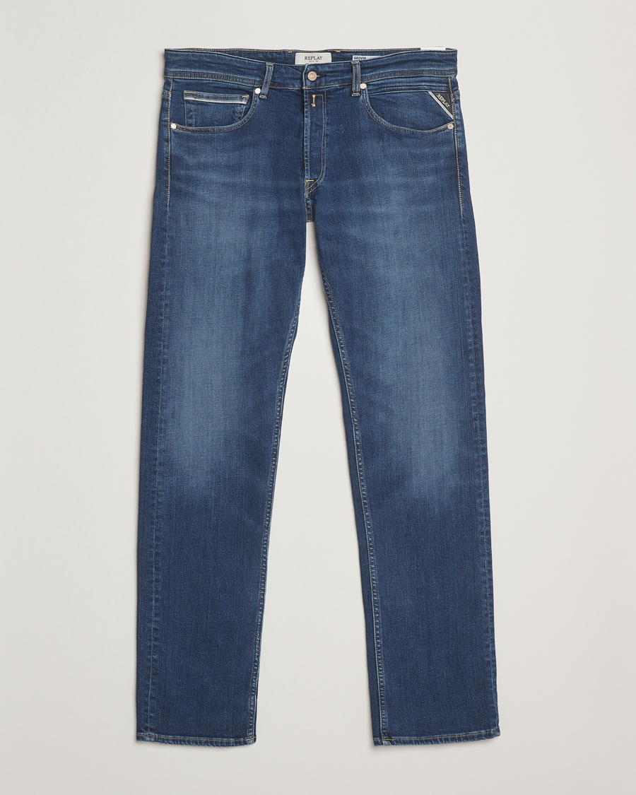 Replay Grover Super Stretch Bio Jeans Medium Blue