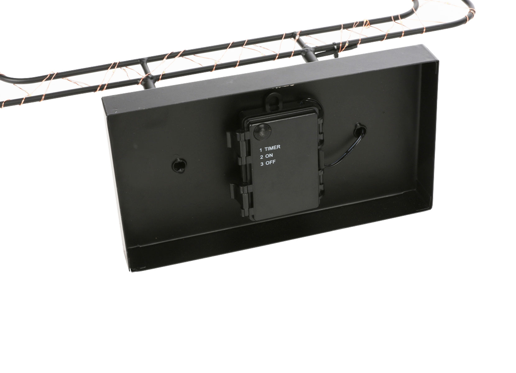 Große LED-Metalldeko 130 LEDs Warmweiß Geschenk für den Außenbereich