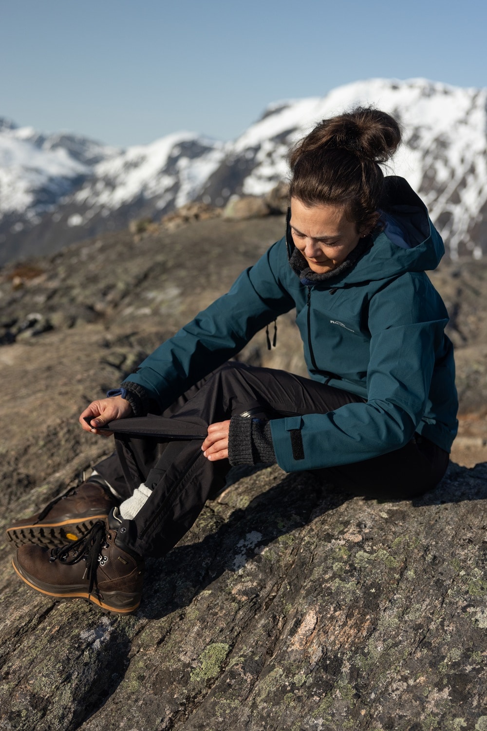 Peak Motion Stetind 3L Full Zip Skallbukse, Dame<br>15 000mm vannsøyle