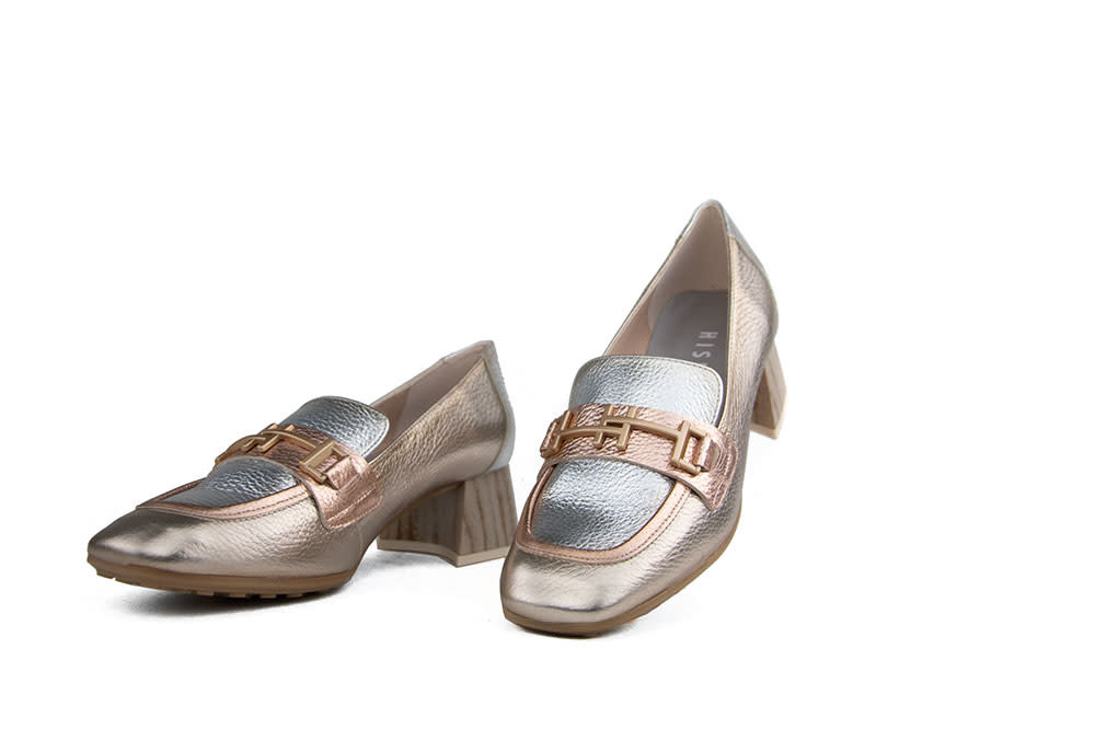 Hispanitas Pump Hanoi Bolero Cava Silver