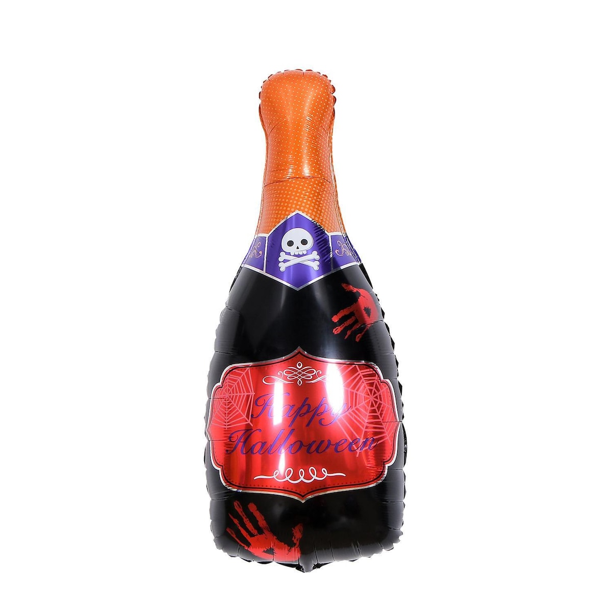 Ballong Halloween Champagneflaske 98 cm 2-pakning